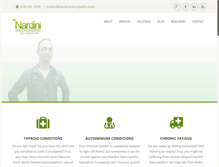 Tablet Screenshot of nardininaturopathictoronto.com